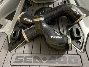 SeaDoo 300 5-Ply Super Premium Intercooler Hose Kit With Out BOV 2016-2024 300HP.